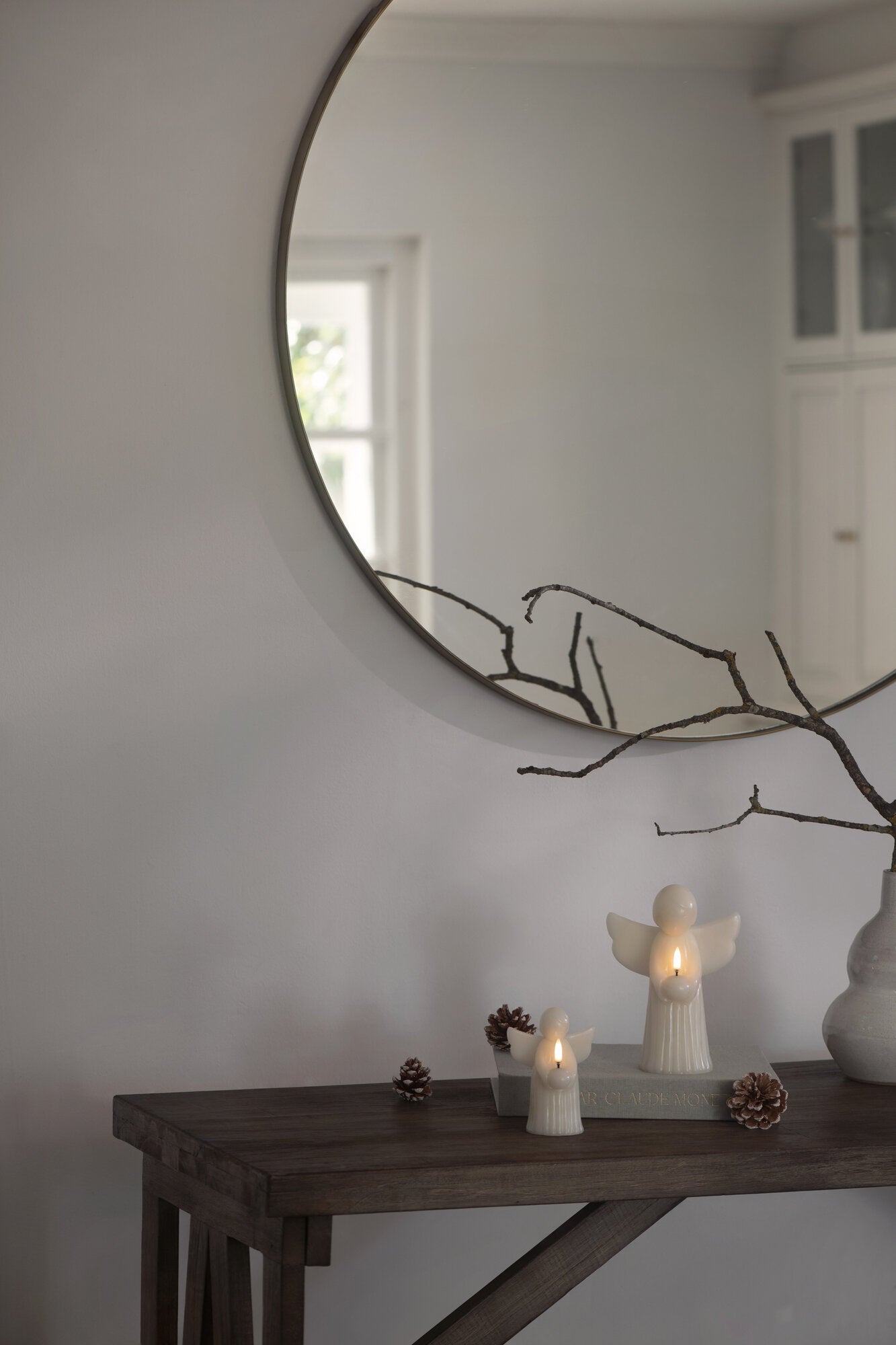 Angel LED lys, Vanilla Smooth - H12 cm